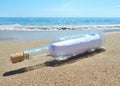 Message in a bottle Royalty Free Stock Photo