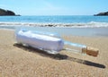 Message in a bottle Royalty Free Stock Photo