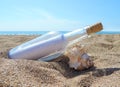 Message in a bottle Royalty Free Stock Photo