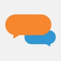 Message Bubbles Icon, Chat Icon, Simple Dialogue icon