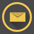 message button. Vector illustration decorative design
