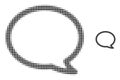 Message Cloud Halftone Dot Icon Royalty Free Stock Photo