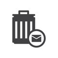 Message Delete Icon Royalty Free Stock Photo