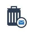 Message Delete Icon Royalty Free Stock Photo