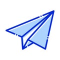 Message delivery, send, message, mail fully editable vector icons Royalty Free Stock Photo