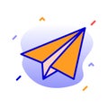 Message delivery, send, message, mail fully editable vector icons Royalty Free Stock Photo