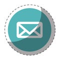 message or email button thumbnail image Royalty Free Stock Photo