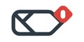 Message Envelope Location Pin Vector Icon, vector design Generative AI Royalty Free Stock Photo