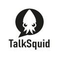 Message icon design illustration in octopus silhouette. chat bubble vector logo modern app design