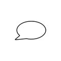 message icon. Element of web icon for mobile concept and web app Royalty Free Stock Photo
