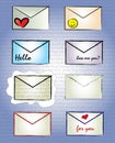 Message icons Royalty Free Stock Photo