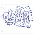 Message Sent Drawing