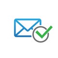 Message sent notification vector icon