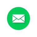 Message, SMS button icon vector for web or mobile app Royalty Free Stock Photo