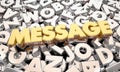 Message Word Letters Communication