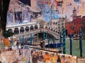 Messageboard Bridge, Venice Royalty Free Stock Photo