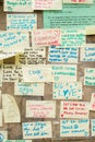 Messages and floral tributes to the victims of the London Bridge terrorist attacks.