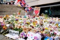 Messages and floral tributes to the victims of the London Bridge terrorist attacks.