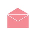 messaging icon. Vector illustration decorative design Royalty Free Stock Photo