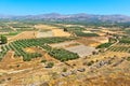 Messara plain. Crete, Greece Royalty Free Stock Photo