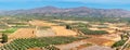 Messara plain landscape. Crete, Greece Royalty Free Stock Photo