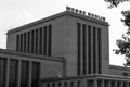 Messe buildings berlin germany in black and white Royalty Free Stock Photo