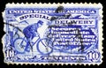 Messenger On Bike, Special Delivery serie, circa 1917