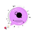 Messenger icon. Speech bubble sign. Chat message. Vector Royalty Free Stock Photo