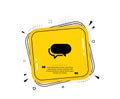 Messenger icon. Speech bubble sign. Chat message. Vector Royalty Free Stock Photo