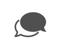 Messenger icon. Speech bubble sign. Chat message. Vector Royalty Free Stock Photo