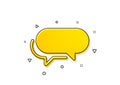 Messenger icon. Speech bubble sign. Chat message. Vector Royalty Free Stock Photo