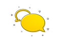 Messenger icon. Speech bubble sign. Chat message. Vector Royalty Free Stock Photo