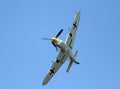 Messerschmitt aeroplane against blue sky