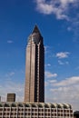 Messeturm - Fair Tower of Frankfurt Royalty Free Stock Photo