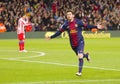 Messi celebrating a goal