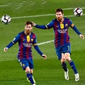 Messi the football superstar