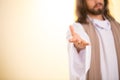 Messiah reaching out his hand Royalty Free Stock Photo