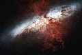 Messier 82, Cigar Galaxy or M82 in the constellation Ursa Major.Elements of this image are furnished by NASA Royalty Free Stock Photo