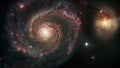 Messier Galaxy in Outer Space