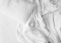 Messy bed sheets Royalty Free Stock Photo