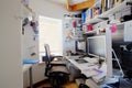 Messy Home Office