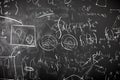 Messy Mathematics Calculation Royalty Free Stock Photo