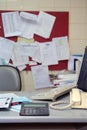 Messy office table Royalty Free Stock Photo