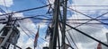 messy, unsightly wires, electric poles