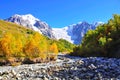 Mestia-Ushguli trek, Svaneti Georgia Royalty Free Stock Photo