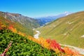 Mestia-Ushguli trek, Svaneti Georgia Royalty Free Stock Photo