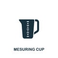 Mesuring Cup icon. Monochrome simple Cooking icon for templates, web design and infographics