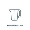 Mesuring Cup icon. Monochrome simple Cooking icon for templates, web design and infographics