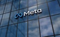 Meta company headquarters glass building concept
