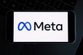 META company logo seen on smartphone